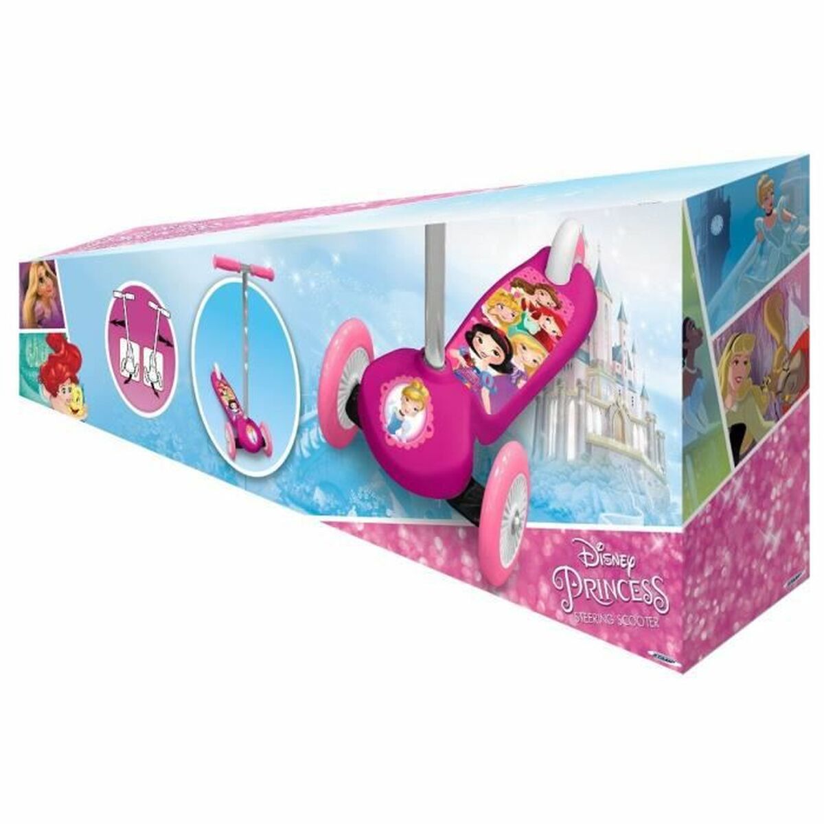 Inline Skates Stamp Disney Princesses 27-30 Pink