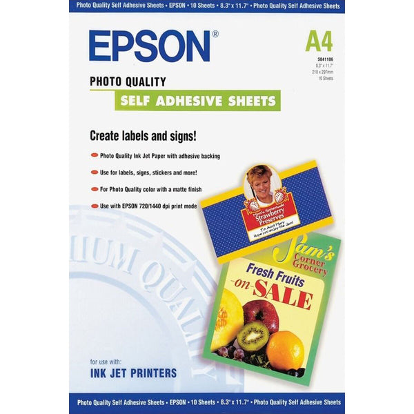 Haftpapier Epson C13S041106 A4 10 Blatt (1 Stück)