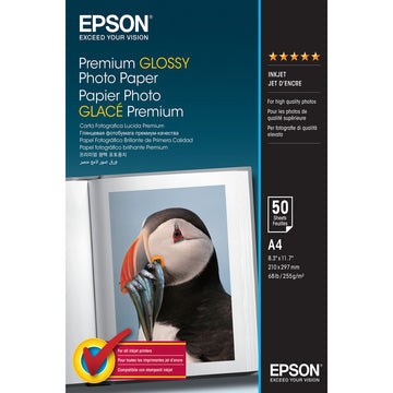 Glänzendes Photopapier Epson Premium Glossy Photo Paper - A4 - 50 Hojas A4 50 Blatt (1 Stück)