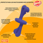 Knochen Nylabone Blau Bacon L