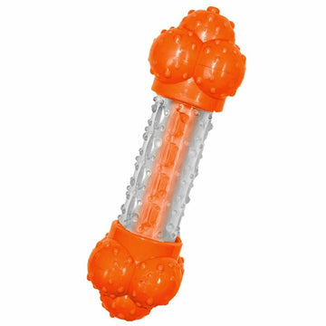 Beißring für Hunde Nylabone Orange Bacon Künstlicher M