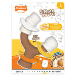 Beißring für Hunde Nylabone Braun Kakaobutter L