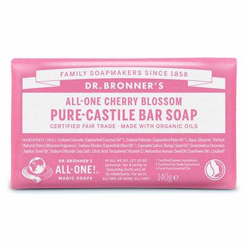 Stück Seife Dr Bronner's All One Cherry Blossom 140 g