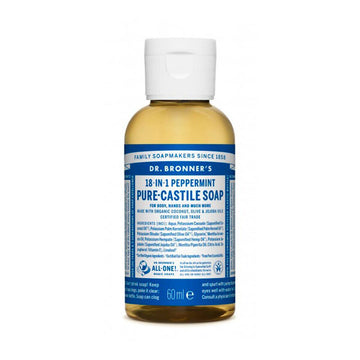 Flüssigseife Dr Bronner's 18 in 1 Peppermint 60 ml