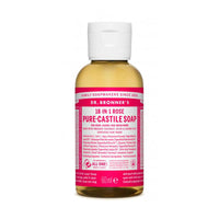 Flüssigseife Dr Bronner's 60 ml Rosen