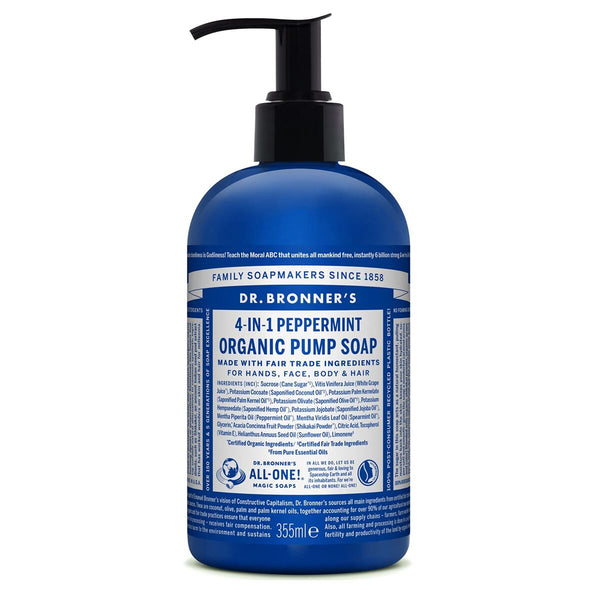 Handseife Dr Bronner's 4 in 1 Peppermint 355 ml
