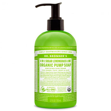 Handseife Dr Bronner's 4 in 1 Lemongrass Lime 355 ml