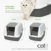 Katzentoilette Catit Grau Abnehmbarer Deckel