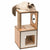 Katzenkratzbaum Vesper V-Box Braun Holz MDF 37 x 37 x 72,5 cm