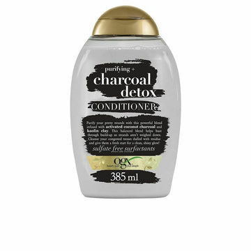 Haarspülung OGX Charcoal Detox 385 ml Reinigungspeeling Aktivkohle