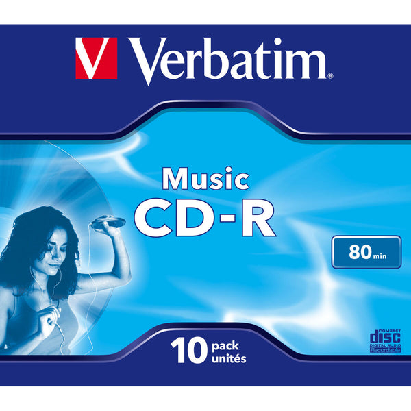 CD-R Verbatim Music CD-R 700 MB Schwarz