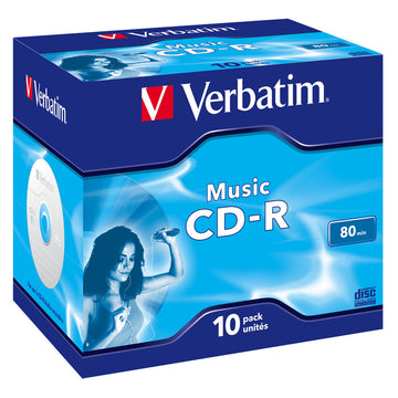 CD-R Verbatim Music CD-R 700 MB Schwarz