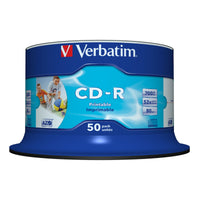 CD-R Verbatim AZO Wide Inkjet Printable 50 Stück (50 Stück)