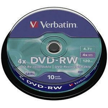 DVD-RW Verbatim DVDVER00072B 10 Stück