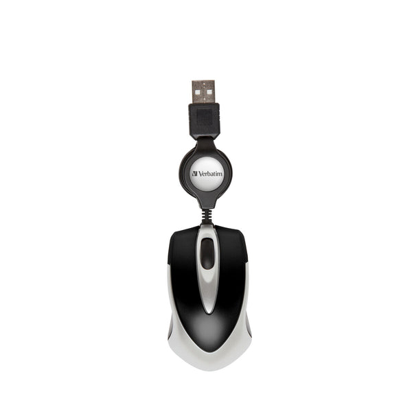 Optische Maus Mini Travel Verbatim GO MINI TRAVEL Schwarz