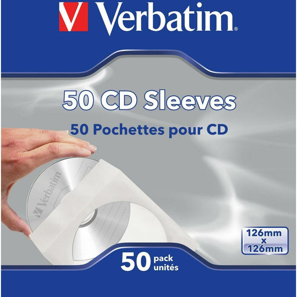 Festplattenhülle Verbatim Fundas de CD, paq 50