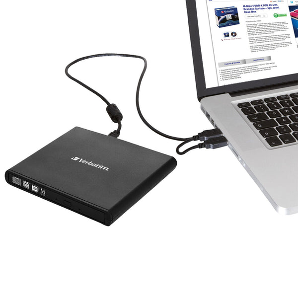 Externer Recorder Verbatim Slimline CD/DVD 24x