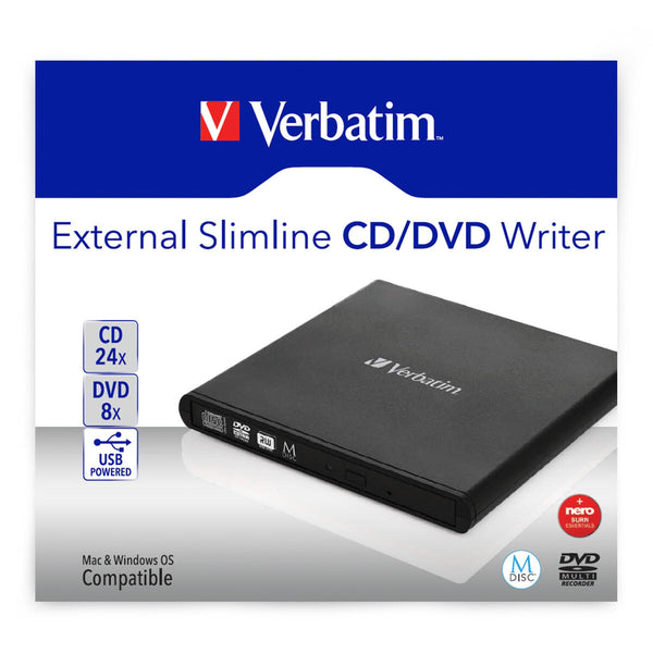 Externer Recorder Verbatim Slimline CD/DVD 24x