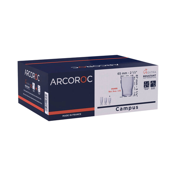 Trinkglas Arcoroc Campus Durchsichtig Glas 180 ml