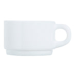 Tassensatz Luminarc Apilable Weiß 280 ml Stapelbar (6 Stück)