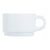 Tassensatz Luminarc Apilable Weiß 280 ml Stapelbar (6 Stück)