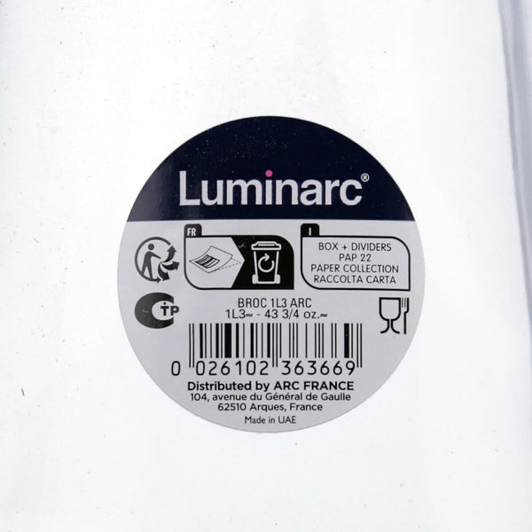 Kanne Luminarc Tivoli Durchsichtig Glas (1,6L)