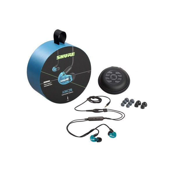 In-Ear-Kopfhörer Shure AONIC 215 Blau Schwarz