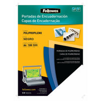 Umschlag Fellowes 54772 100 Stück Buchbinden Schwarz A4 Polypropylen
