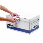 Datei-Box Fellowes Maxi Blau Weiß 31 x 39 x 56 cm 10 Stück