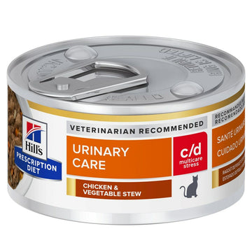 Katzenfutter Hill's Feline c/d Urinary Stress Stews Huhn Schwein 82 g