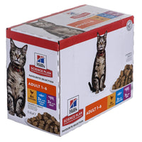 Katzenfutter Hill's Feline Adult Multipack Classic Huhn Fisch