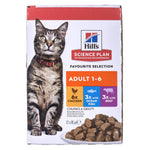 Katzenfutter Hill's Feline Adult Multipack Classic Huhn Fisch