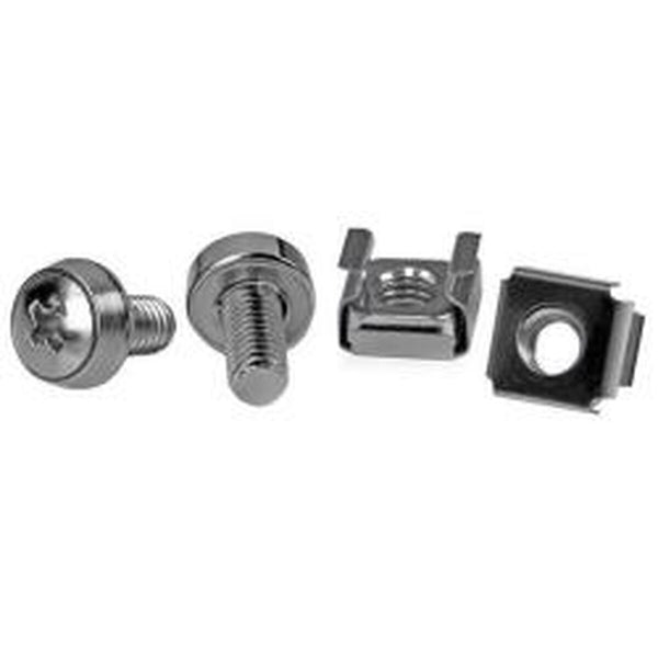 Halterung Startech CABSCREWM6 Silberfarben Edelstahl (50 Stück)