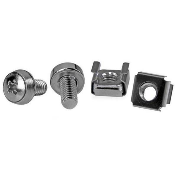 Halterung Startech CABSCREWM6 Silberfarben Edelstahl (50 Stück)