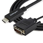 USB-C-zu-DVI-Adapter Startech CDP2DVIMM2MB 2 m Schwarz