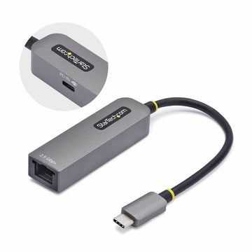 USB-Kabel Startech 2GPD3-USB-C-ETHERNET Grau