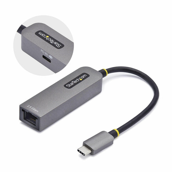 USB-Kabel Startech 2GPD3-USB-C-ETHERNET Grau