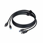 Adapterkabel Startech DU1226-KVM-CABLE Schwarz 1,8 m