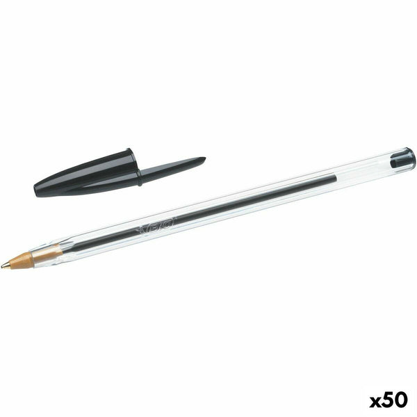 Stift Bic Cristal Schwarz Original (50 Stück)