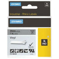 Laminiertes Klebeband zur Kennzeichnung von Maschinen Dymo ID1-12 Weiß Schwarz 12 mm x 5,5 m