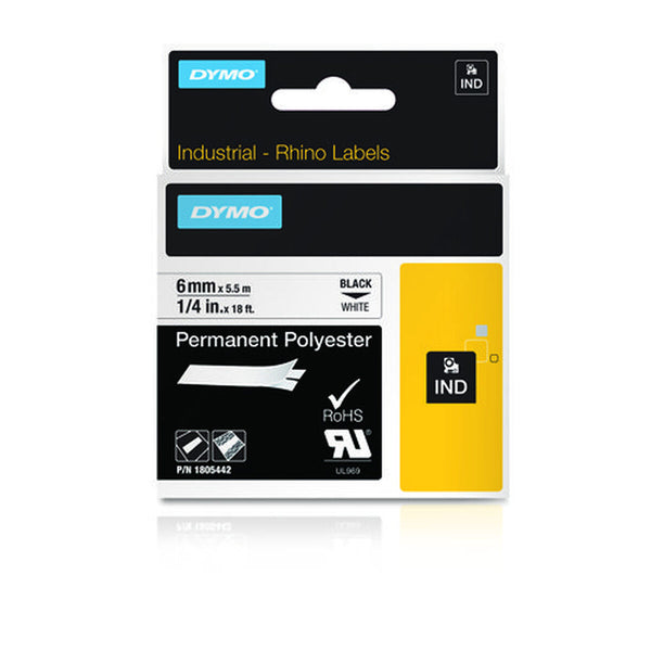 Beschichtete Bänder Dymo 1805442 Bunt Schwarz/Weiß