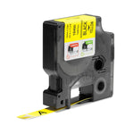 Beschichtete Bänder Dymo Nylon Flexible IND Bunt Schwarz/Gelb