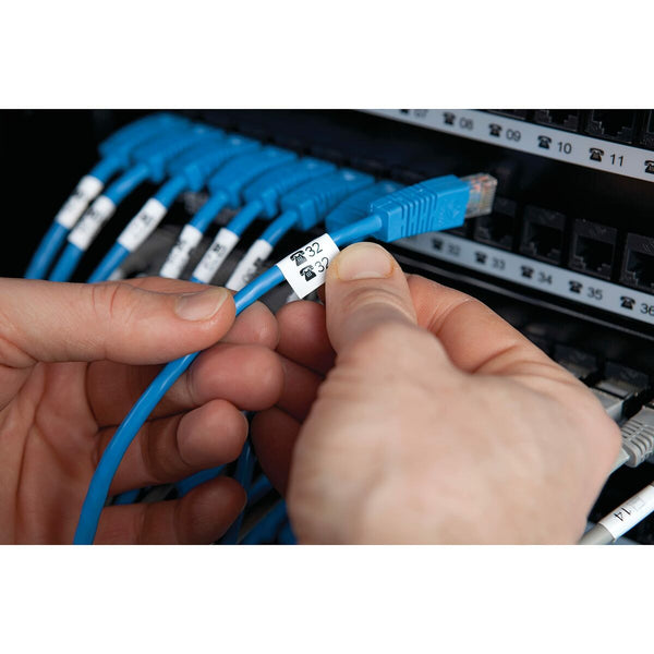 Beschichtete Bänder Dymo Nylon Flexible IND Bunt Schwarz/Gelb