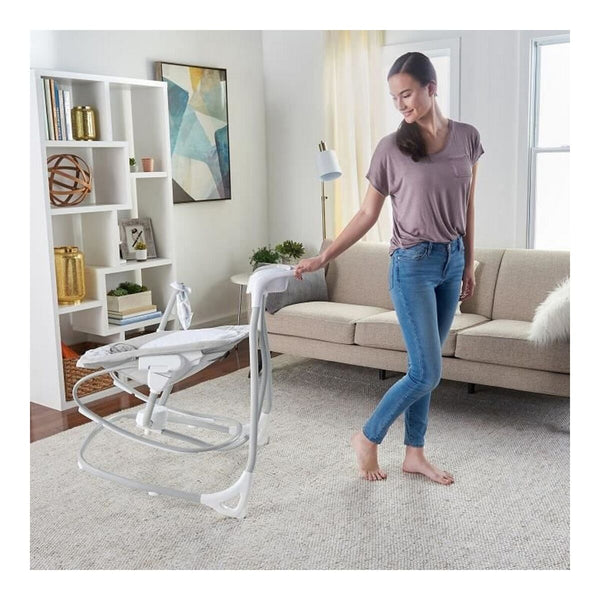 Schaukelstuhl Ingenuity 2-in-1 Swing Lounger - Raylan Grau Weiß