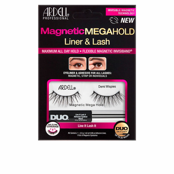 Satz falscher Wimpern Ardell Magnetic Megahold Liner Lash 2 Stücke (2 Stück)