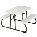 Picknick-Tisch Lifetime Biegsam Creme Stahl 82,5 x 90 x 53,5 cm