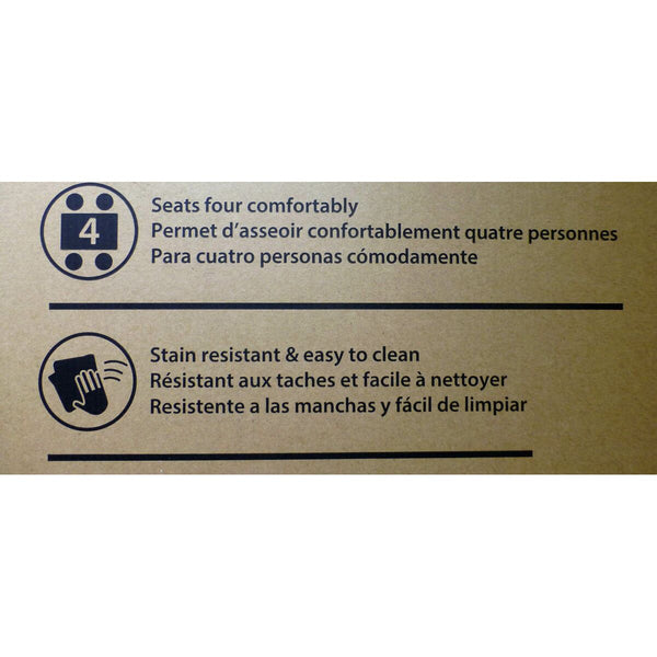 Kindertisch Lifetime Creme Biegsam Picnic 82,5 x 53,5 x 90 cm Stahl Kunststoff