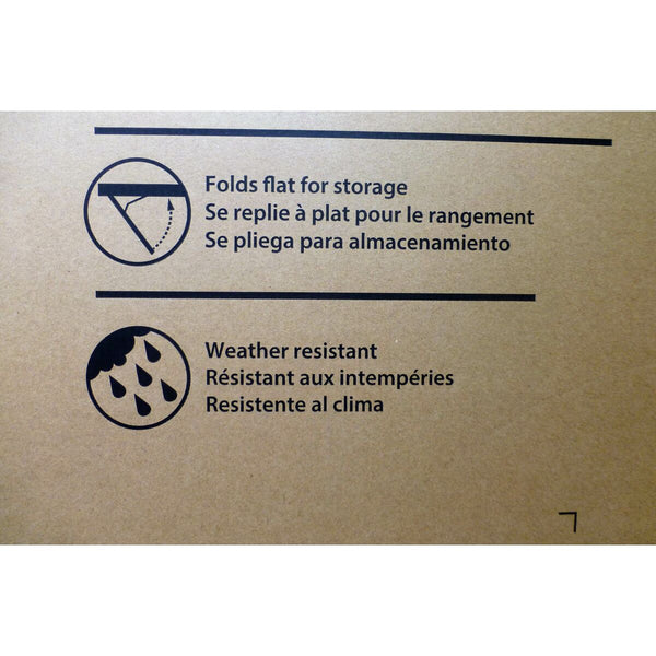 Kindertisch Lifetime Creme Biegsam Picnic 82,5 x 53,5 x 90 cm Stahl Kunststoff