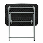 Table Klapptisch Lifetime Schwarz Stahl Kunststoff 75 x 50,5 x 66 cm