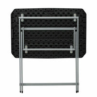 Table Klapptisch Lifetime Schwarz Stahl Kunststoff 75 x 50,5 x 66 cm